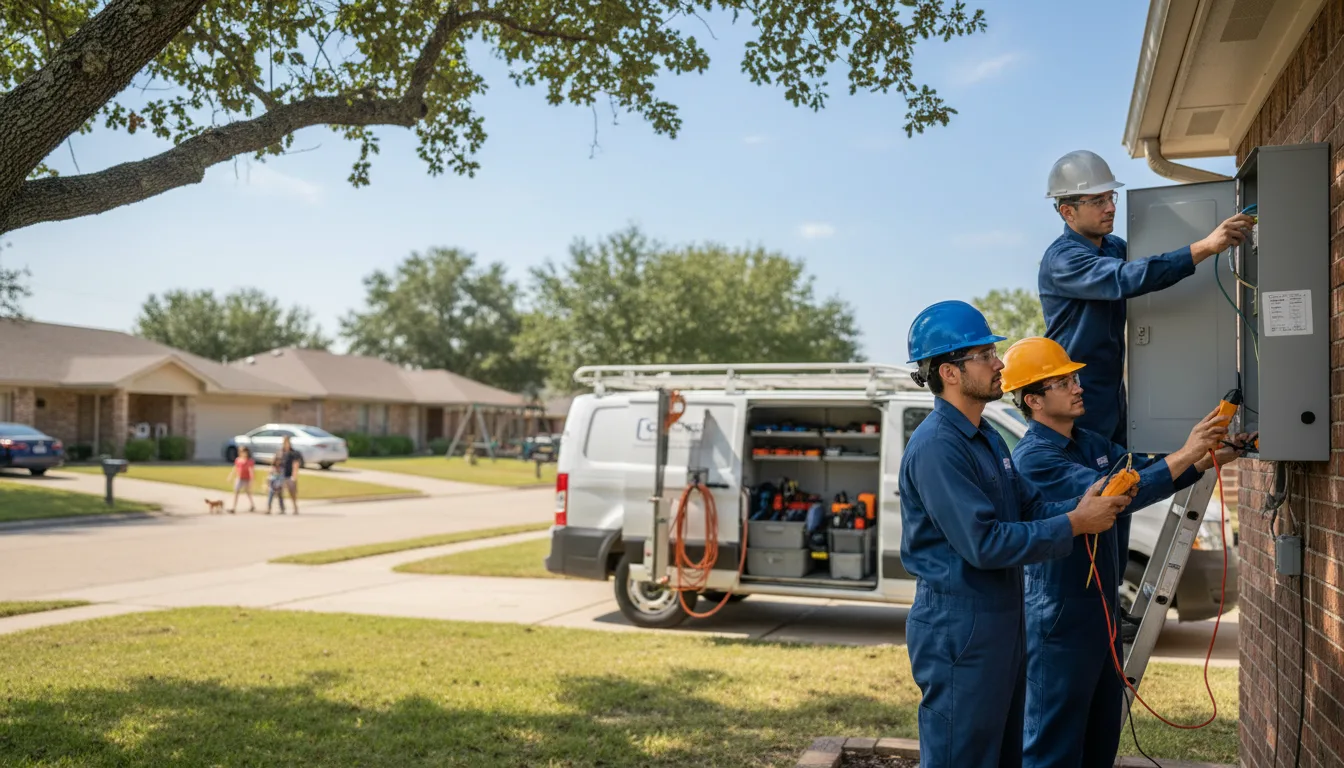 Certified electrician providing emergency electrical services in Prairie Grove, AR